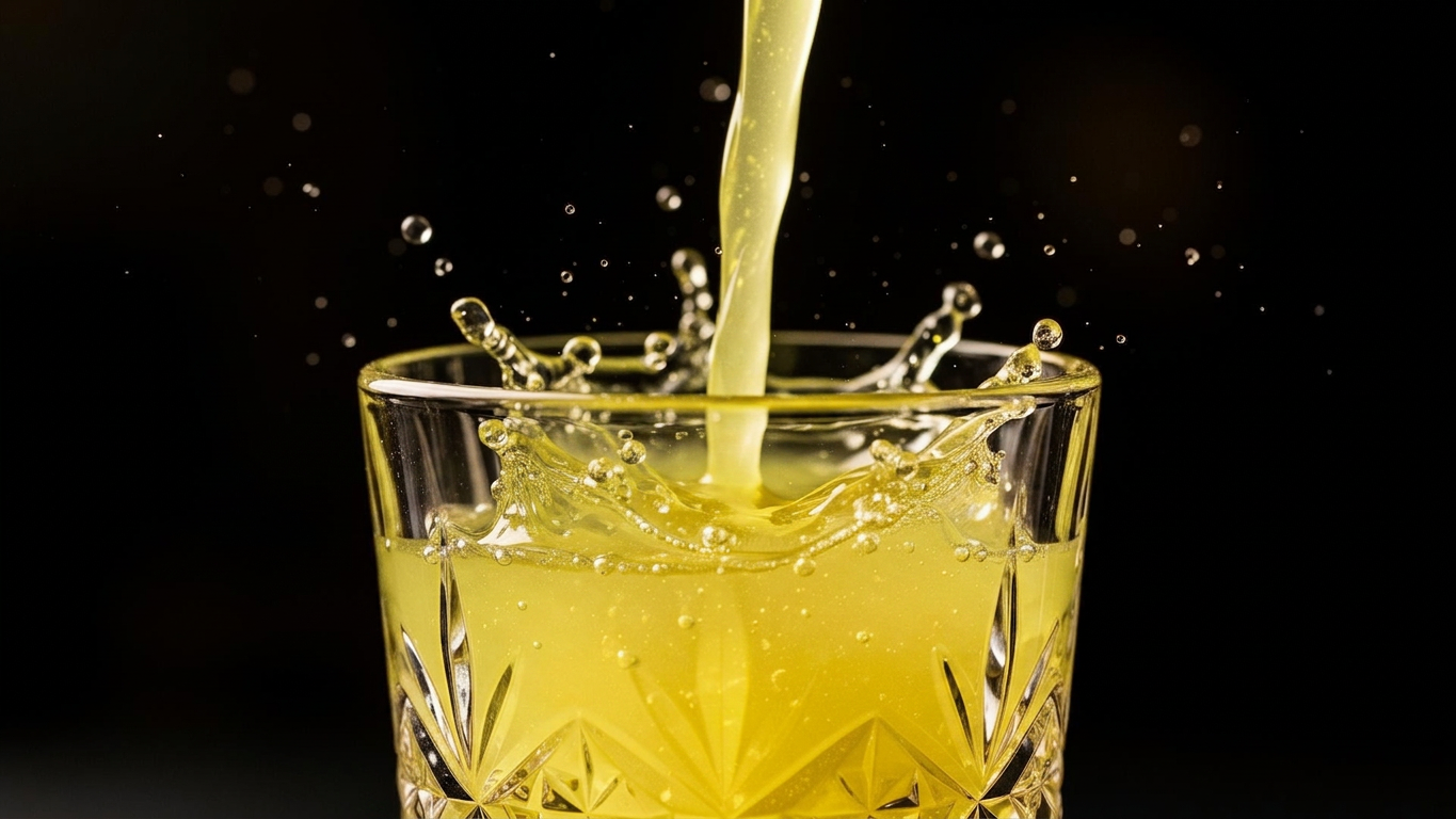 Bergamot juice pour